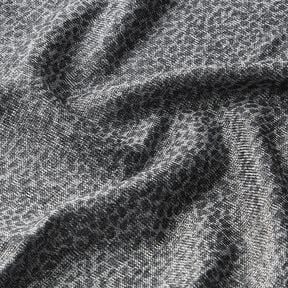 Jacquardjersey leopardmönster – silver/grått, 