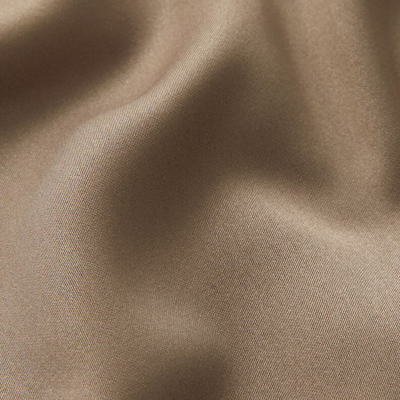 Mikrofiber Satin – mörk gråbrun,  image number 3