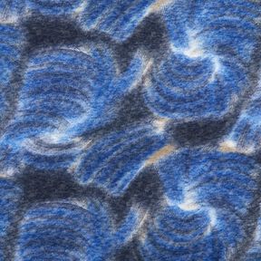 finstickad batik ruggad – marinblått/nattblå, 