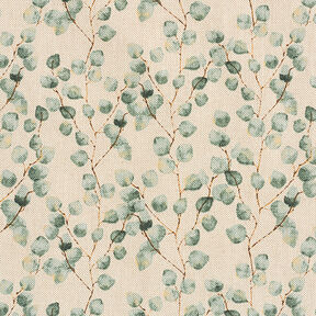 Dekorationstyg halvpanama mini eukalyptus – vass/natur, 