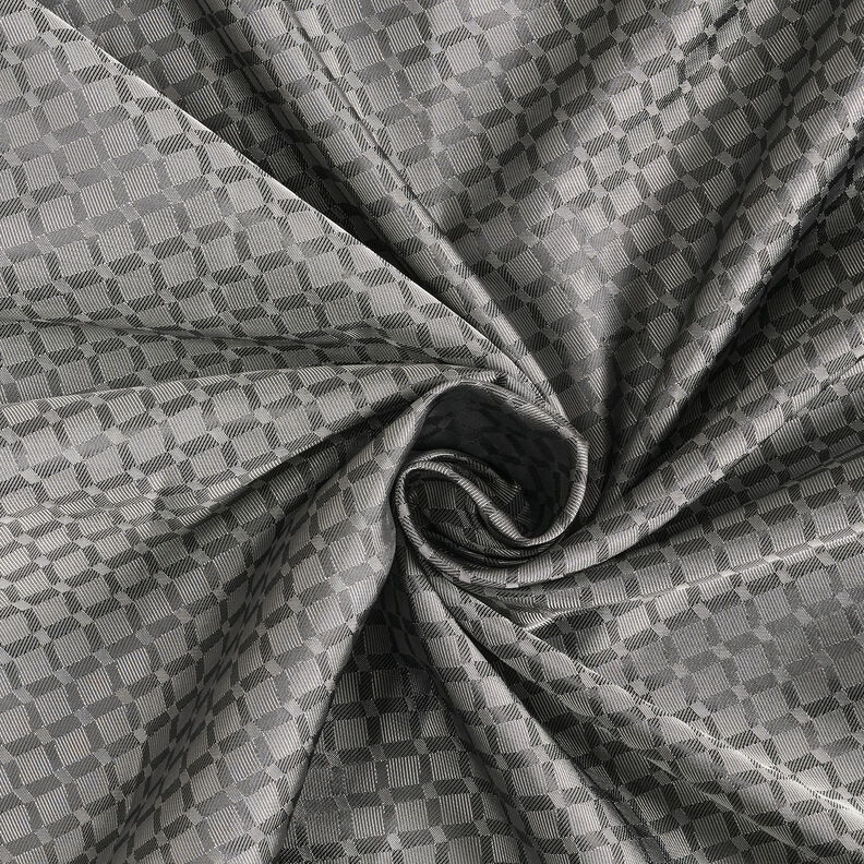 Fodertyg Jacquard romber – grått,  image number 3