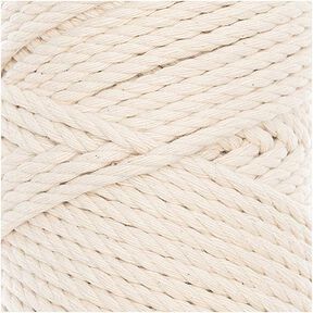Creative Cotton Cord Skinny Makramégarn [3mm] | Rico Design - natur, 