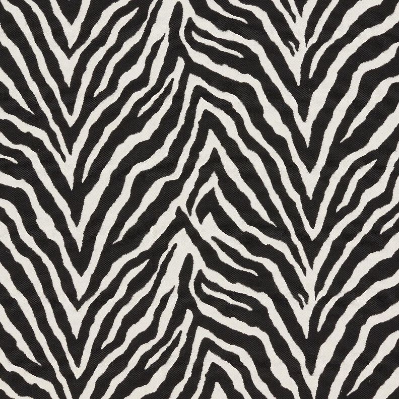 Dekorationstyg Jacquard zebra – elfenbensvit/svart,  image number 1