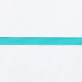 Satinband [9 mm] – aquablått, 