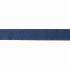 Satinband [15 mm] – marinblått, 