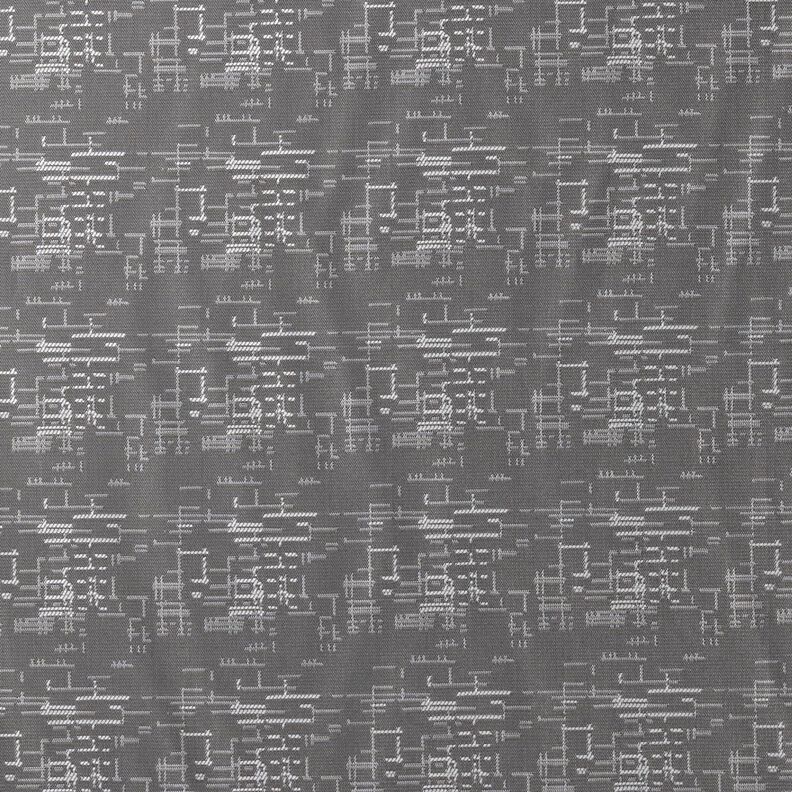 Fodertyg Jacquard gallermönster – grått,  image number 1