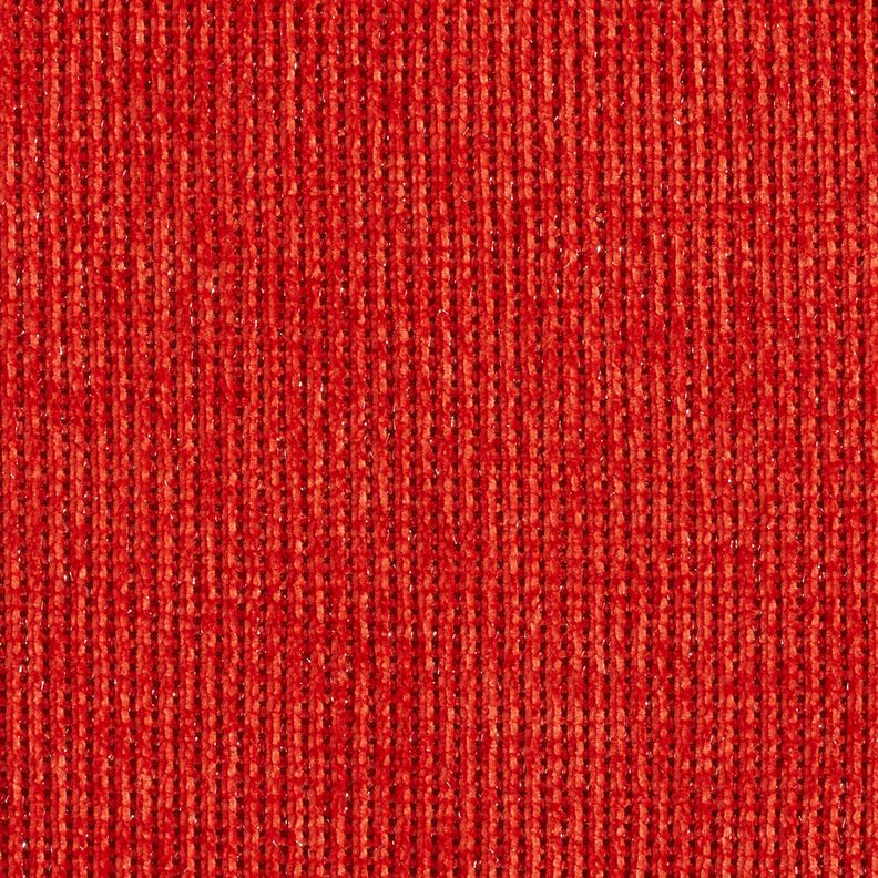 Glitter chenille – terracotta/silvermetallic,  image number 1