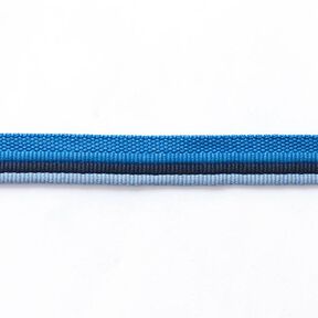 Passpoalband Trio [ 15 mm ] – aquablått/duvblå, 