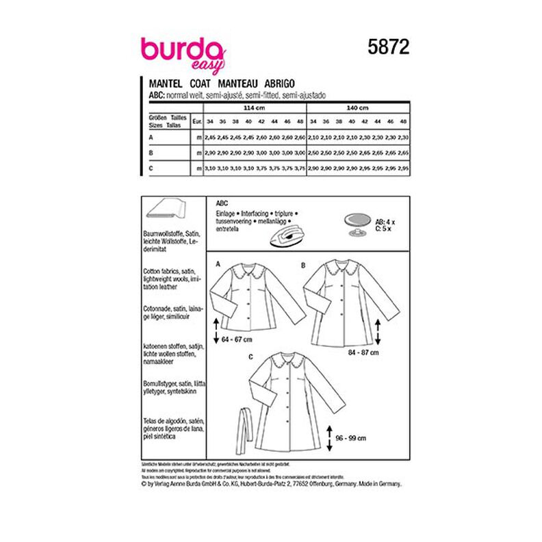 Kappa | Burda 5872 | 34-48,  image number 12