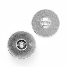 Magnetknapp [ Ø18 mm ] – silver metallic, 