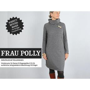 FRAU POLLY - bekväm sweatklänning med polokrage, Studio Schnittreif | XS - XXL, 