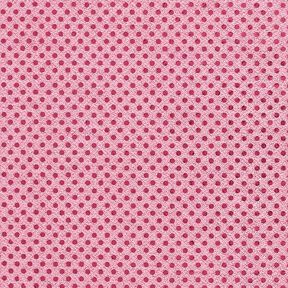 Paljettyg Små prickar – rosa, 