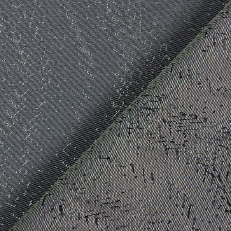 Fodertyg Jacquard fiskfjällmönster – antracit,  image number 4