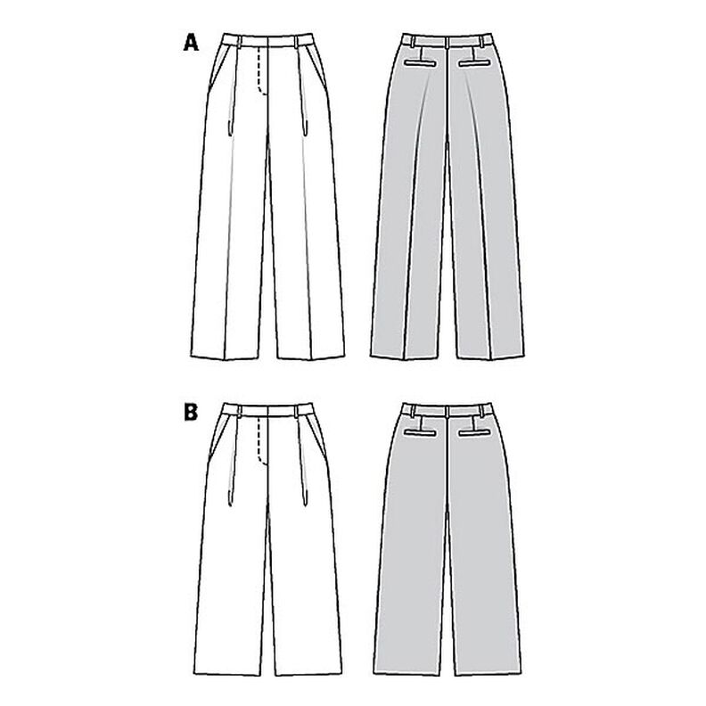 Byxor | Culotte-byxor, Burda 6436 | 34 - 44,  image number 4