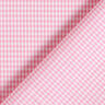 Bomullstyg Vichy rutig 0,2 cm – rosa/vit,  thumbnail number 4