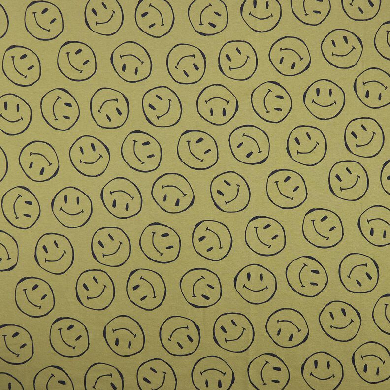 Sweatshirt Ruggad Smiley – oliv,  image number 1