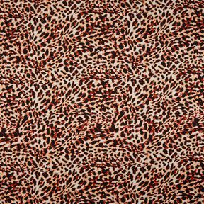 Viskosjersey Litet leopardmönster – terracotta/apricot, 
