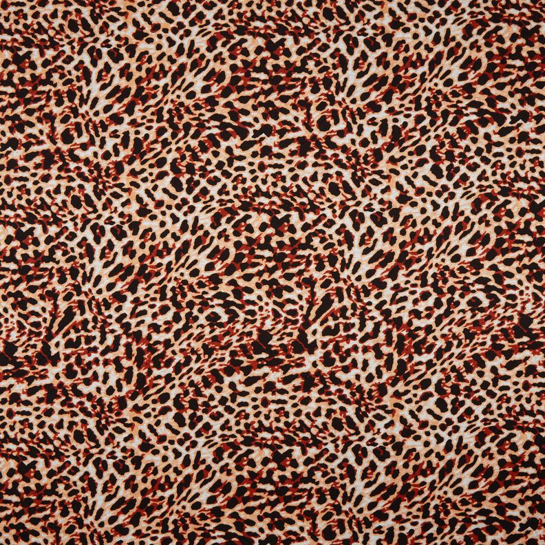 Viskosjersey Litet leopardmönster – terracotta/apricot,  image number 1