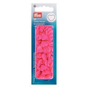 Tryckknappar Color Snaps Hjärta 5 - pink| Prym, 