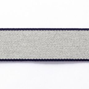 Bältesband [ 3,5 cm ] – marinblått/grått, 