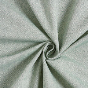 Dekorationstyg Halvpanama färgglatt tyg – mörkgrön/natur, 