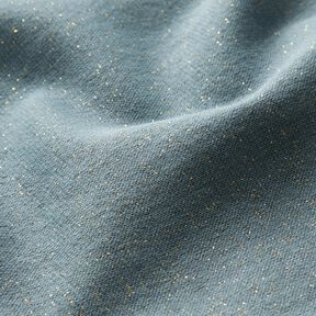 Glittermuddar rörformigt tyg med lurex – lysande blå/guldmetallic, 