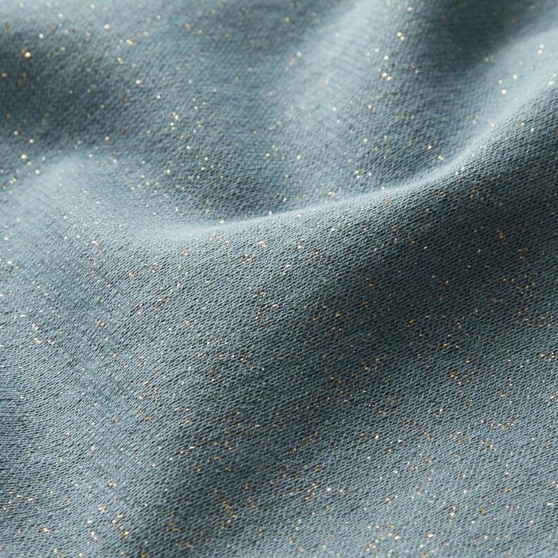 Glittermuddar rörformigt tyg – lysande blå/guldmetallic,  image number 2