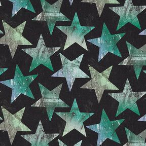 Softshell Stjärnor – svart/grön, 