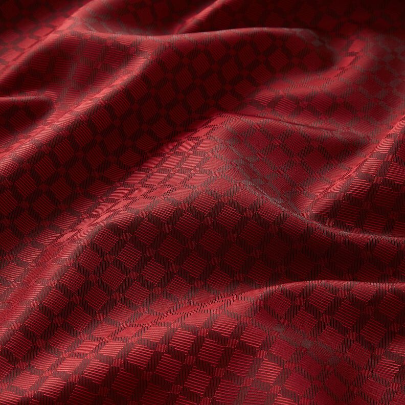 Fodertyg Jacquard romber – rött,  image number 2