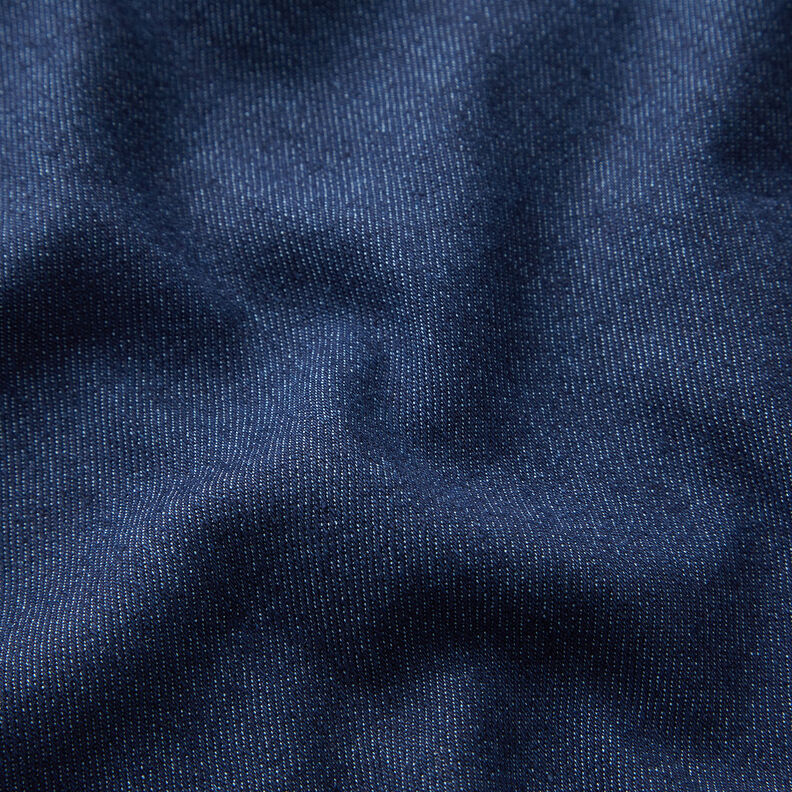 Bomullsdenim stretch medium – marinblått,  image number 2