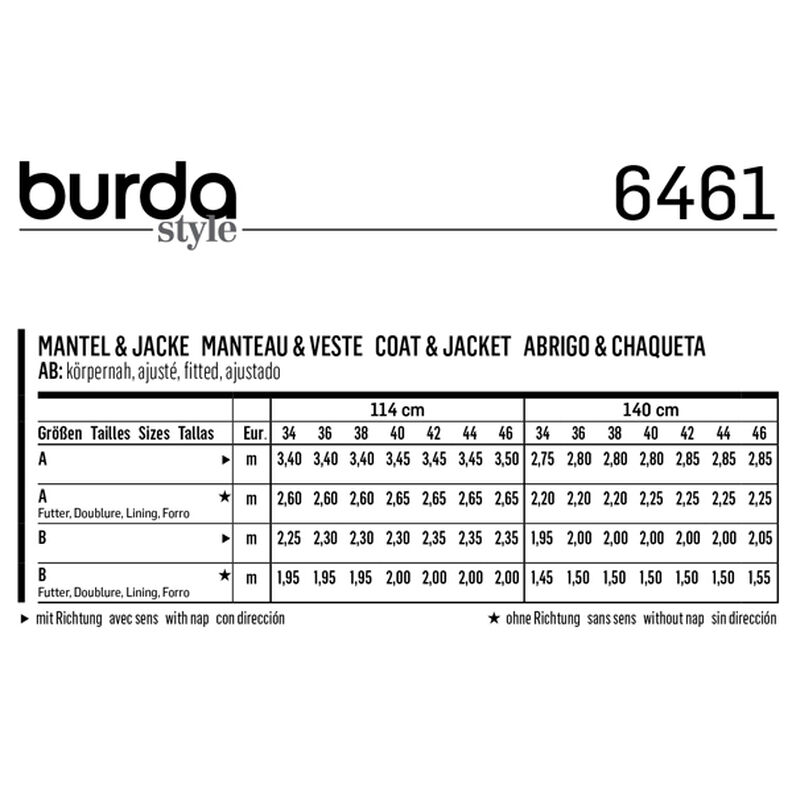 Kappa | Jacka, Burda 6461 | 34 - 46,  image number 4