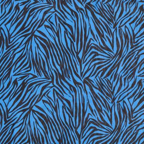 Chiffong zebraränder – blå/svart, 