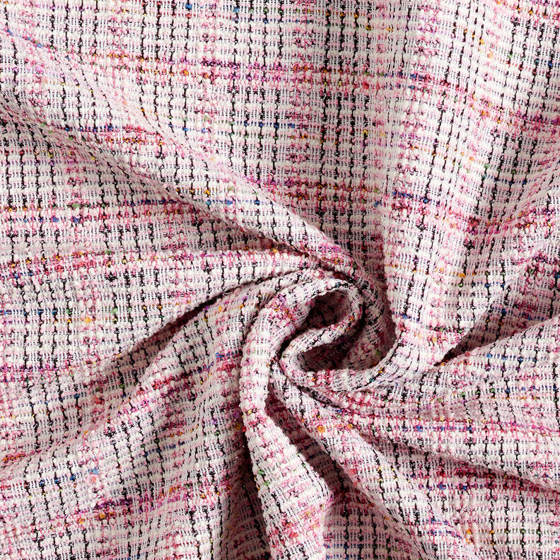 Jacquard Jersey glitterbouclé – rosa,  image number 4