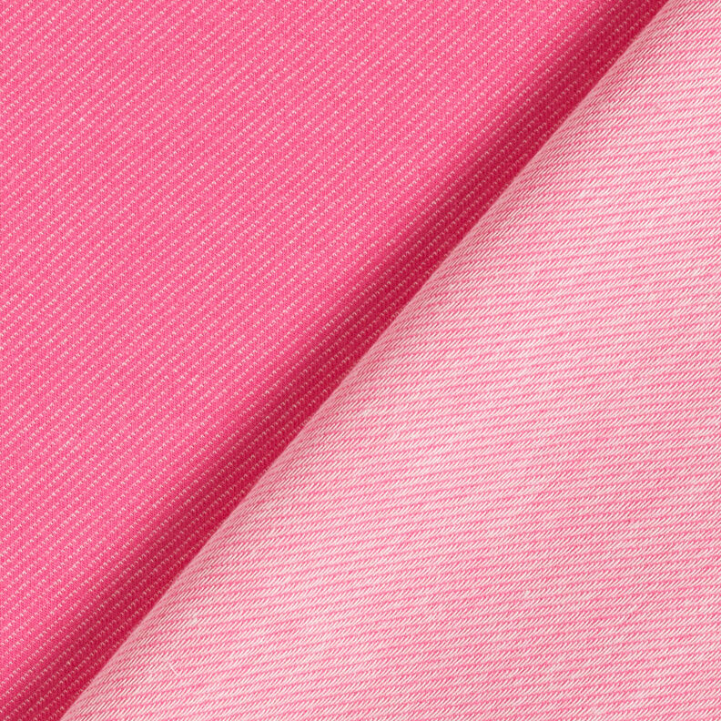 Bomullsjersey Jeans-optik – neonpink,  image number 3