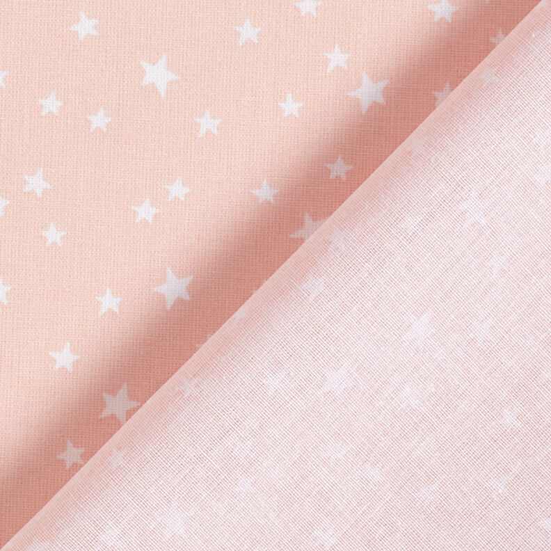 Bomullspoplin Oregelbundna stjärnor – rosa,  image number 4