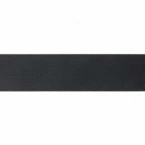 Satinband [25 mm] – svart, 