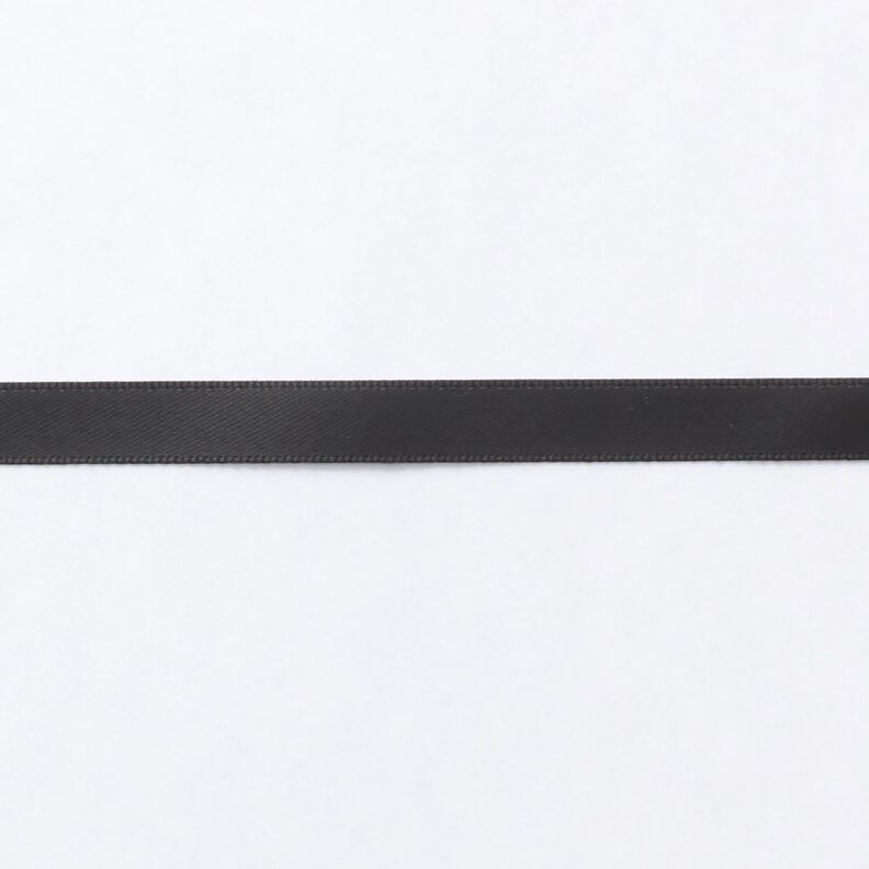 Satinband [9 mm] – svart,  image number 1
