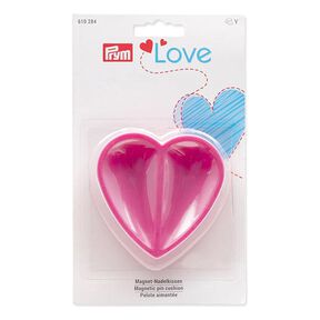 Magnetisk nåldyna hjärta [ Mått: 80 x 80 x 26 mm ] | Prym Love – pink, 