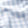 Bomullstyg Vichy rutig 1 cm – ljus jeansblå/vit,  thumbnail number 2