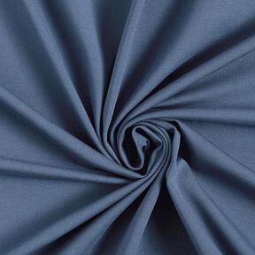 Bomullsjersey medium enfärgad – jeansblå, 