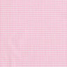 Bomullstyg Vichy rutig 0,2 cm – rosa/vit,  thumbnail number 1