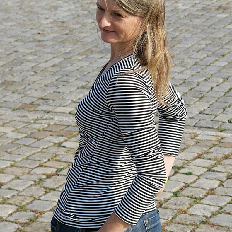 FRAU LIESE Tröja med omlottlook | Studio Schnittreif | XS-XXL,  image number 3