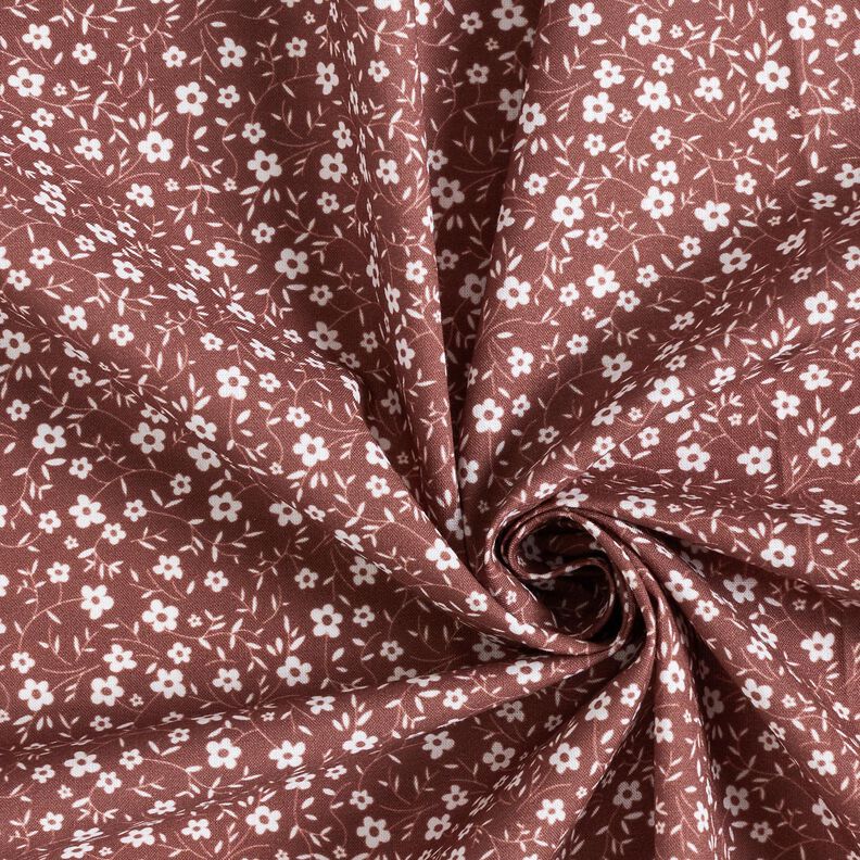 Poplin Millefleurs – brons/vit,  image number 3