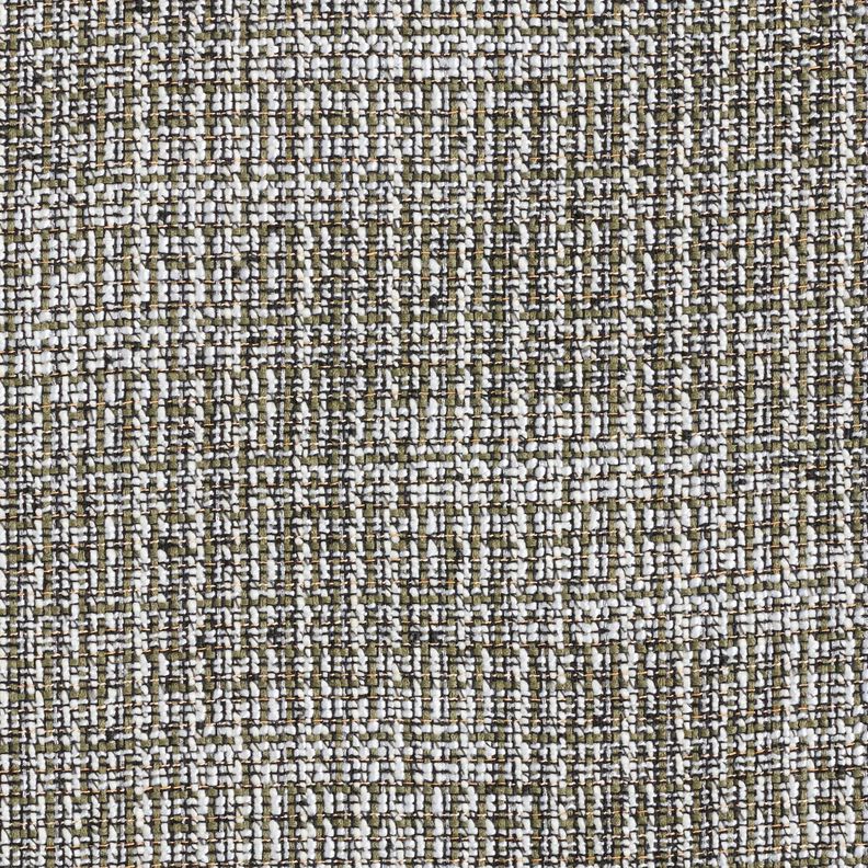 Boucle glitter effekttrådar – khaki/vit,  image number 1