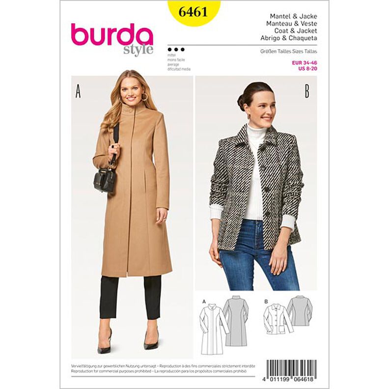 Kappa | Jacka, Burda 6461 | 34 - 46,  image number 1