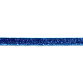 Sammetsnöre Metallisk [10 mm] – kungsblått, 