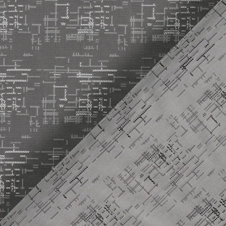 Fodertyg Jacquard gallermönster – grått,  image number 4