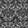 Jacquard-jersey ornament – silvermetallic/svart,  thumbnail number 1