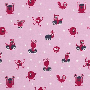 Bomullsjersey Monsterlekplats | PETIT CITRON – rosa/bär, 