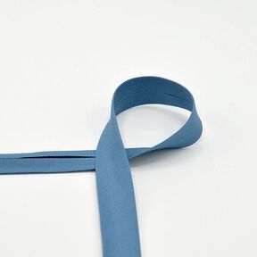 Skråband i bomull Poplin [20 mm] – blå, 